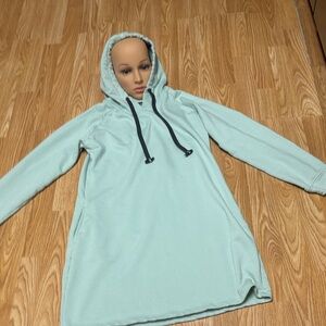 Women's Mint Green Hooded Nightgown
